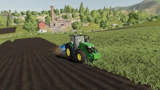 likwidacja łąki i uprawa po kukurydzy i słoneczniku w farming simulator 19 #54