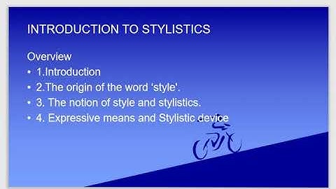 Stylistics Lec#1.Topic :Introduction to Stylistics