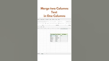 Merge two columns text in one column at Microsoft excel #datascience  #upgradeskill #microsoftexcel
