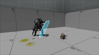 Half-Life: Alyx - Combine Charger (Heavy) Shield (short clip)