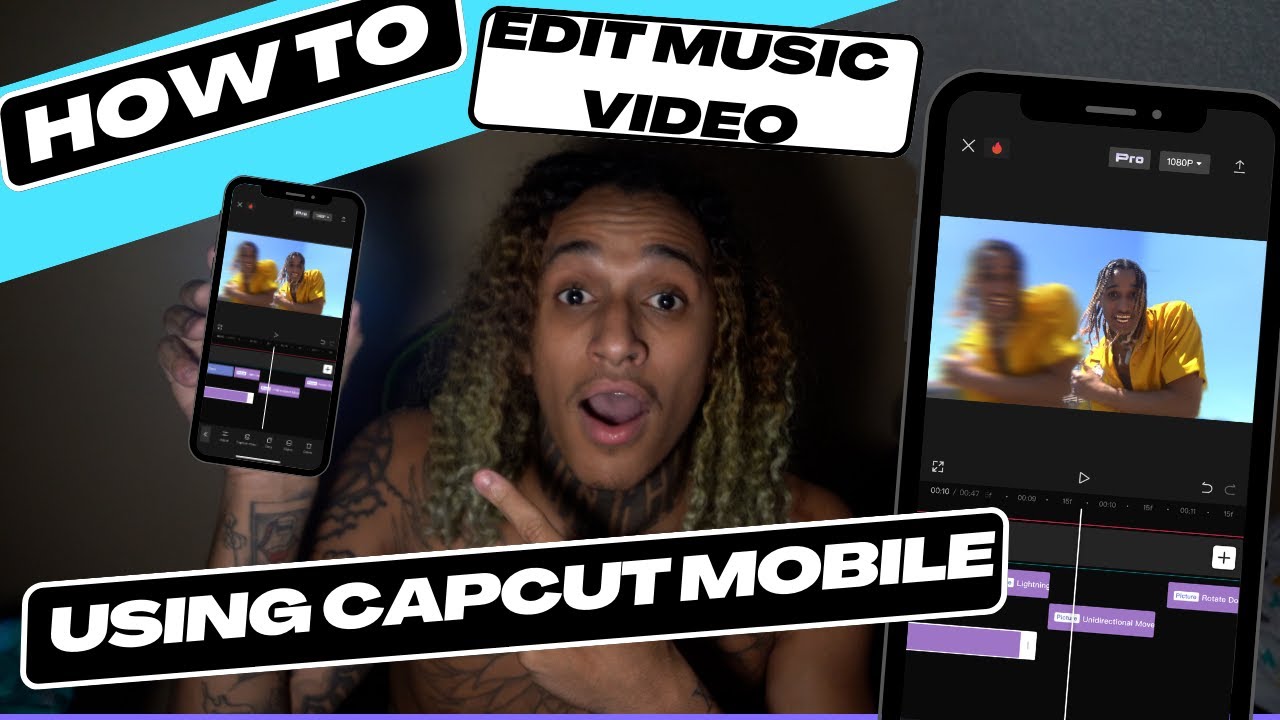 How to edit Music video using CapCut mobile. - YouTube