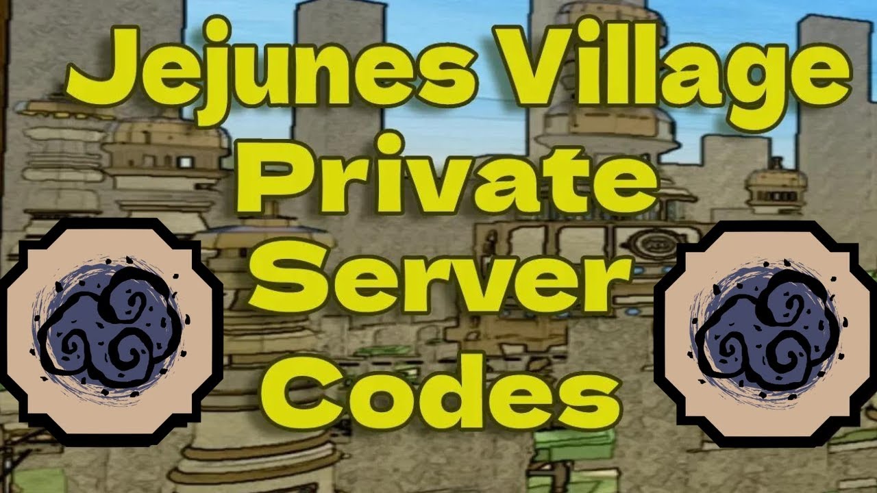 25 Private Server Codes For Jejunes