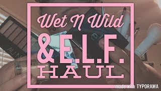 WET N WILD & ELF HAUL!! || ASHLEY DEVINO
