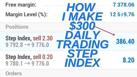 How to trade step index, and make $200 daily.  The best strategy for step index