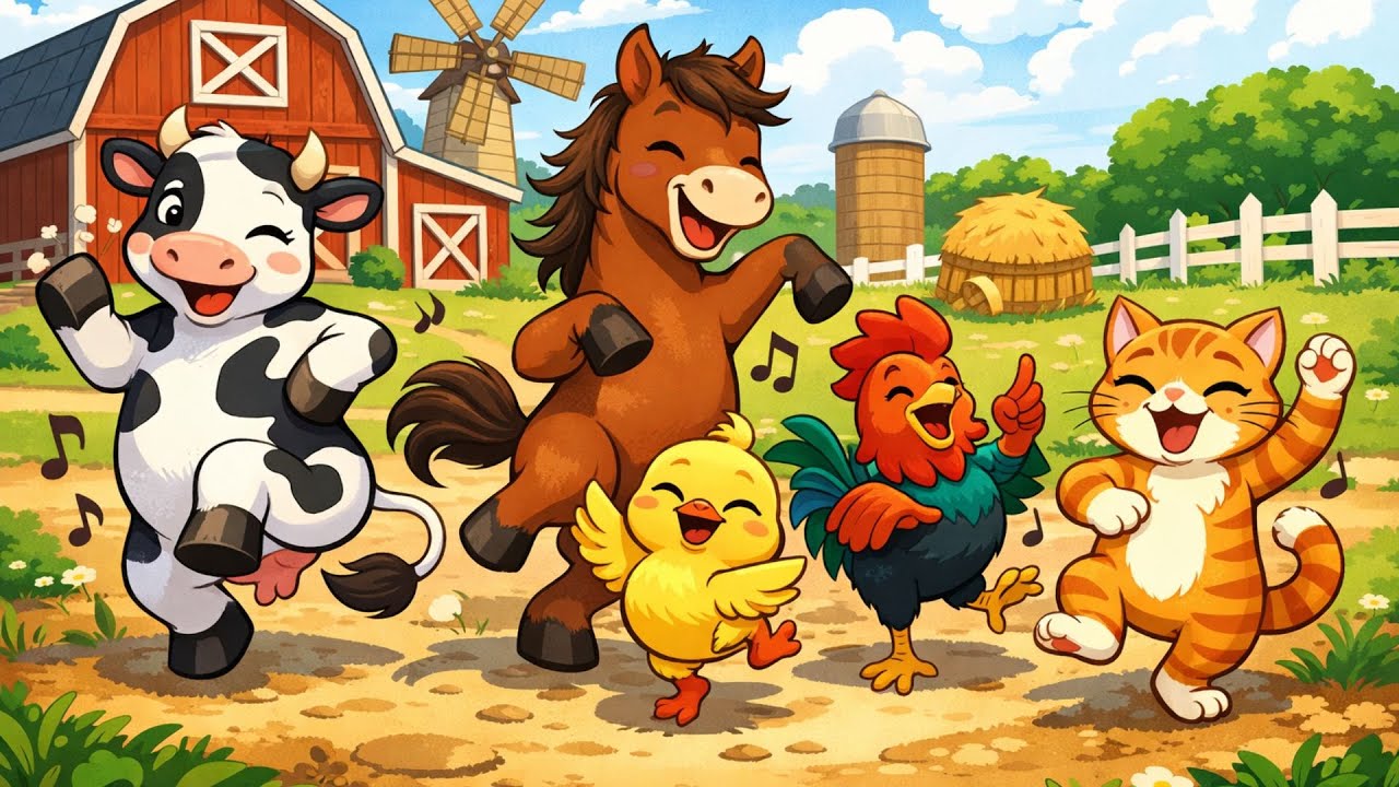 🐄🐥🐱 Si Tú Tienes Muchas Ganas de aplaudir  |  Canción Infantil para Aprender y Sonreír