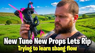 Trying to Learn Flowy SBang! | FPV Freestyle Progression (Crashes Included 💥)