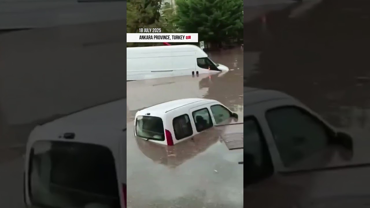 Massive Floods reported in Ankara Turkey 🇹🇷 