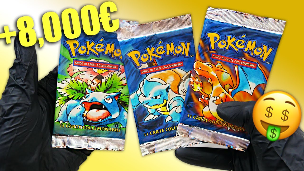 HO TROVATO UNA COLLEZIONE DI CARTE E BUSTINE POKEMON DA 8000 ...