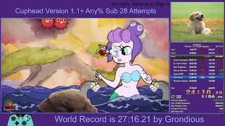 [Charmless - 0:53] Cuphead - Cala Maria Speedrun