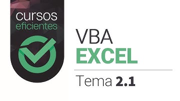 Introducción a Visual Basic para Excel. Curso VBA Excel homologado por Universidad