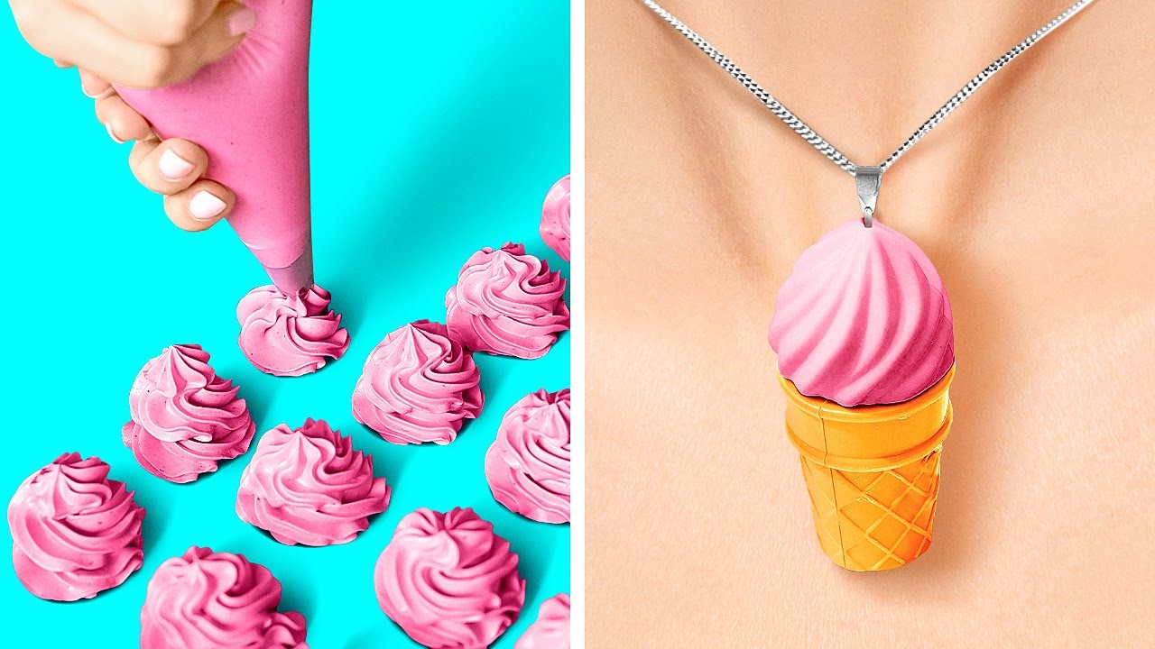 Cool Miniature Crafts And DIY Jewelry That You Will Adore || Glue Gun, Polymer Clay And Epoxy