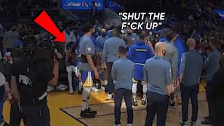 *UNSEEN* Jordan Poole \& Draymond Green TRASH TALKING Each Other For 3 Minutes!