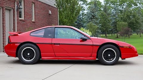 1988 Pontiac Fiero GT Walk-around Video