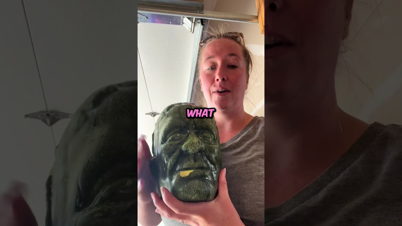 Frankenstein Pumpkin 🎃 @lovelyacresflowerfarm