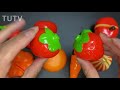 빨강 주황 과일 채소 놀이 #티유티비