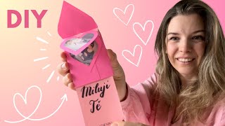 DIY Pohyblivé přání k Valentýnu nebo přání k narozeninám