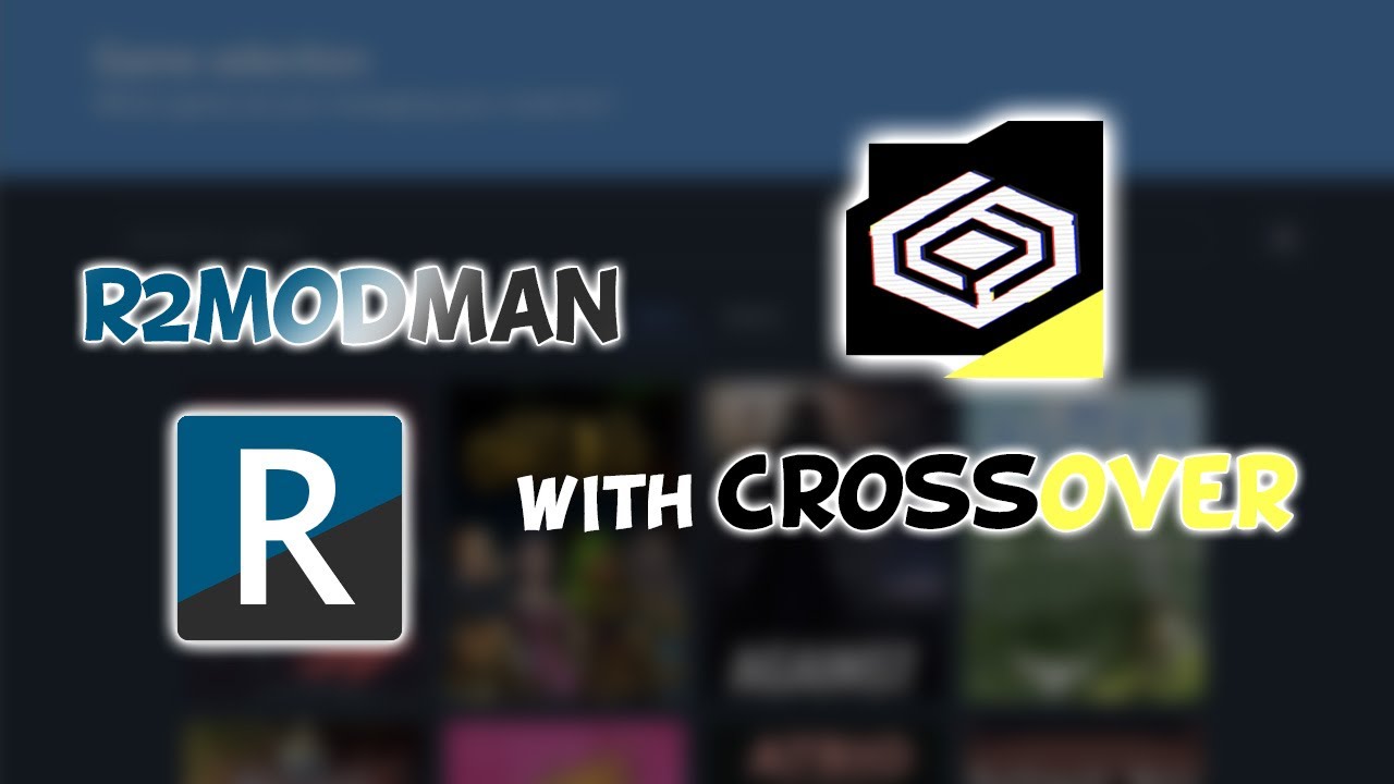 How to install r2modman on mac with crossover youtube