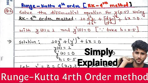 Runge kutta 4th order method | Rk-4 method |Numerical Method
