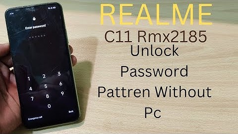 Realme Rmx2185 Hard Reset Forget Pattren Password Unlock | Realme C11 Remove Password Without Pc