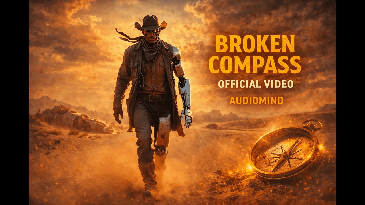 🧭 Broken Compass🔥– Outlaw Country Rock (Official Music Video) Audiomind🎶