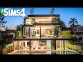 $18M BEL AIR MEGA MODERN MANSION ~ Curb Appeal Recreations: Sims 4 Speed Build (No CC)