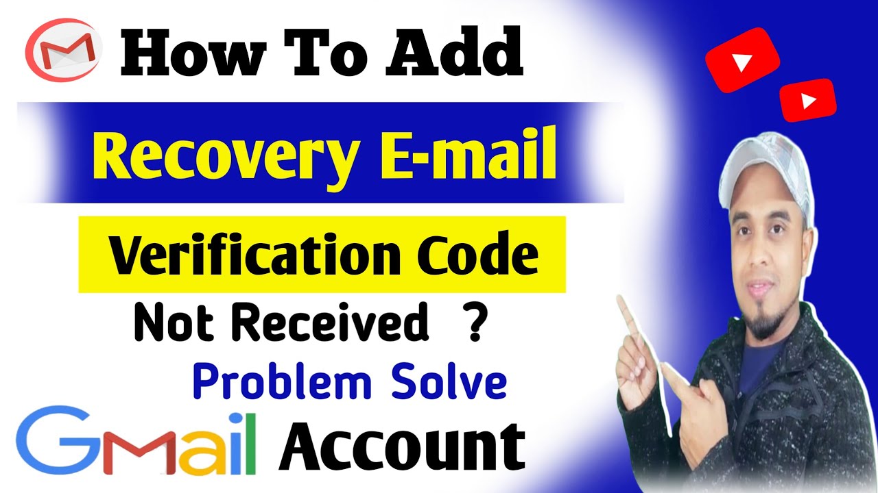 How to add Recovery email in Google | gmail verifition code not ...