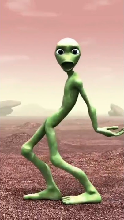 Green Alien Dance 👽 | Dame Tu Cosita Challenge #shorts
