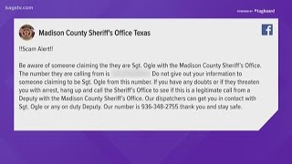 Scam Alert: Callers impersonating Madison County Sheriff's Deputy