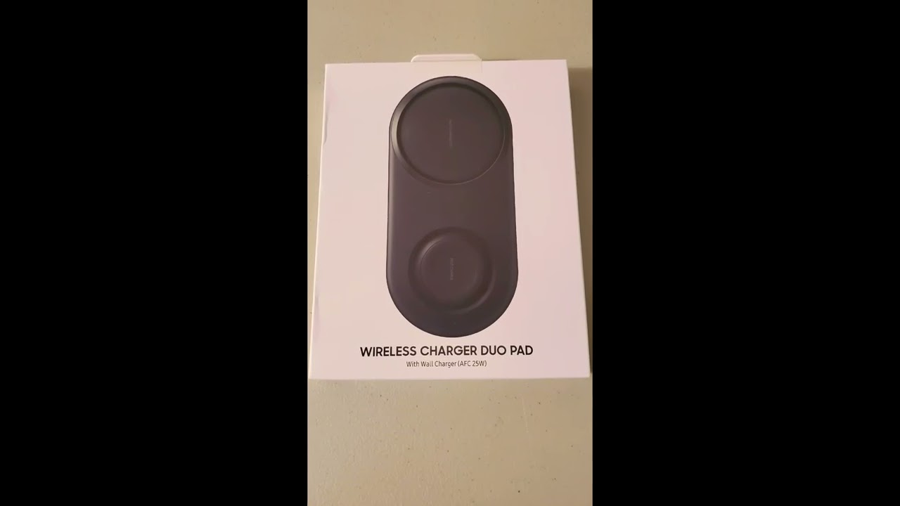 Unboxing Samsung wireless charger