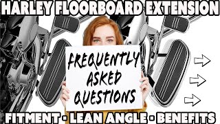 Floorboard Extensions FAQ — Lean Angle, Install,  & Comfort