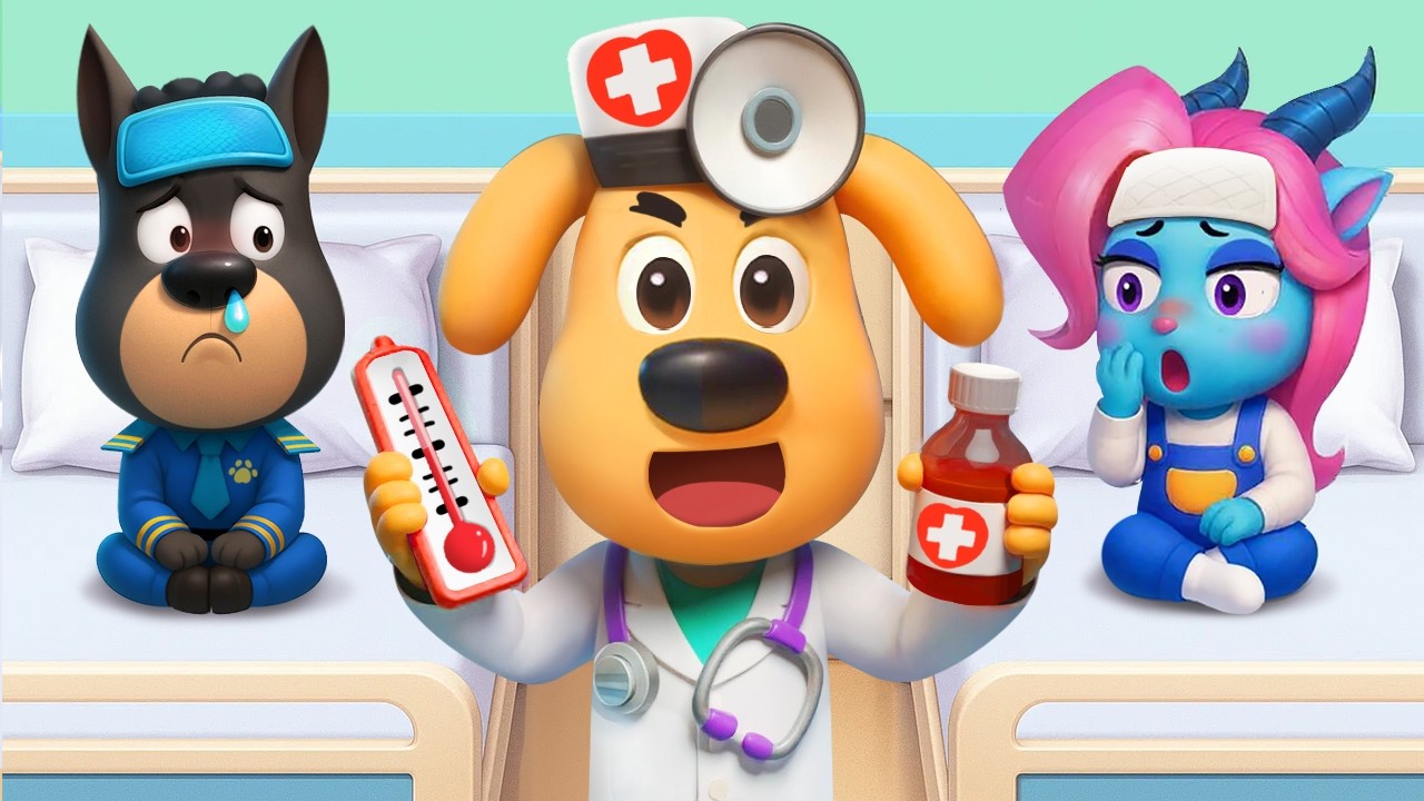 Eps.10 Aksi Pengejaran di Rumah Sakit | Kota Air!| Kepala Polisi Labrador | BabyBus Bahasa Indonesia