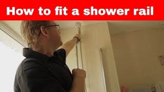 How to fit a shower rail | Mira shower rail