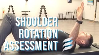 Supine Shoulder Rotation Assessment