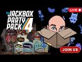 🔴 [LIVE] Jackbox Games Members Party -  Party Pack 4 - Join Us!