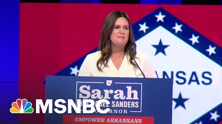 'The Honor Of A Lifetime': Sarah Huckabee Sanders ...