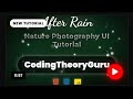 After Rain Photography Tutorial: Water Droplets on Leaves + Camera UI Overlay | Instagram Aesthetic