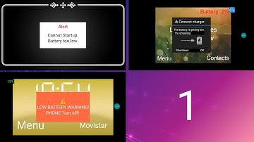 Low Battery/Empty Alert Collection Part 1