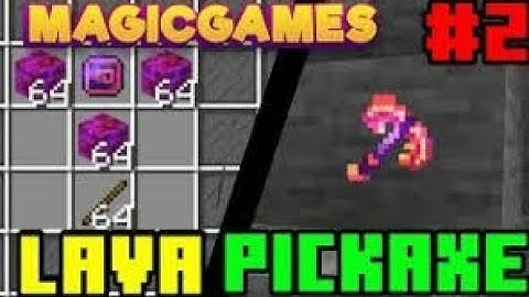 I MAKE THE LAVA PICKAXE⛏️⛏️ IN MAGIC GAMES IN EPISODE  #2