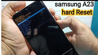 How to hard Reset Samsung A23 without pc 2024