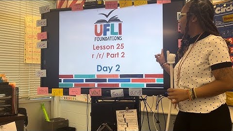 UFLI Lesson 25 r /r/ Part 2 Day 2 