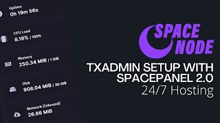 Setup txAdmin on SpacePanel 2.0