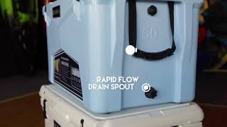KANOA Coolers- 1 piece rotomolded polyethylene insulated. "Ice for days, cooler for a lifetime" screenshot 3