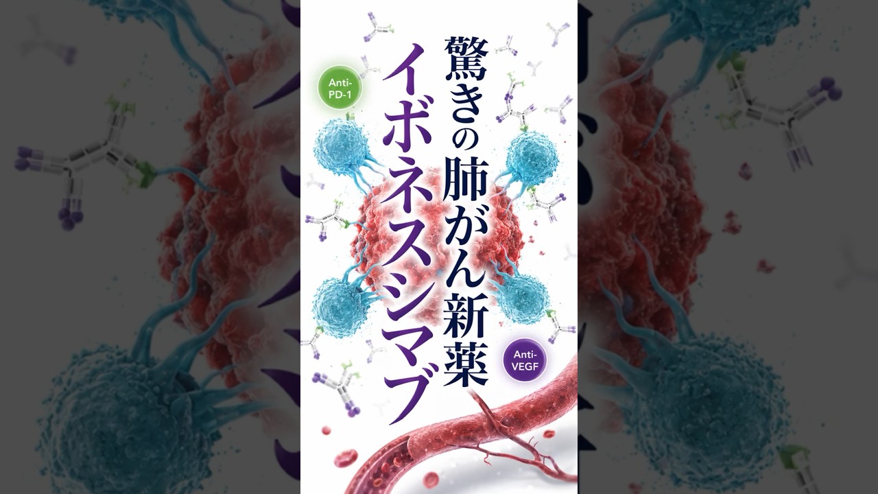 驚きの肺がん新薬「イボネスシマブ」 #がん治療