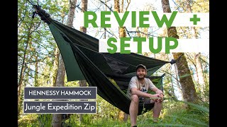 Hennessy Hammock // Jungle Expedition Zip // SETUP + REVIEW