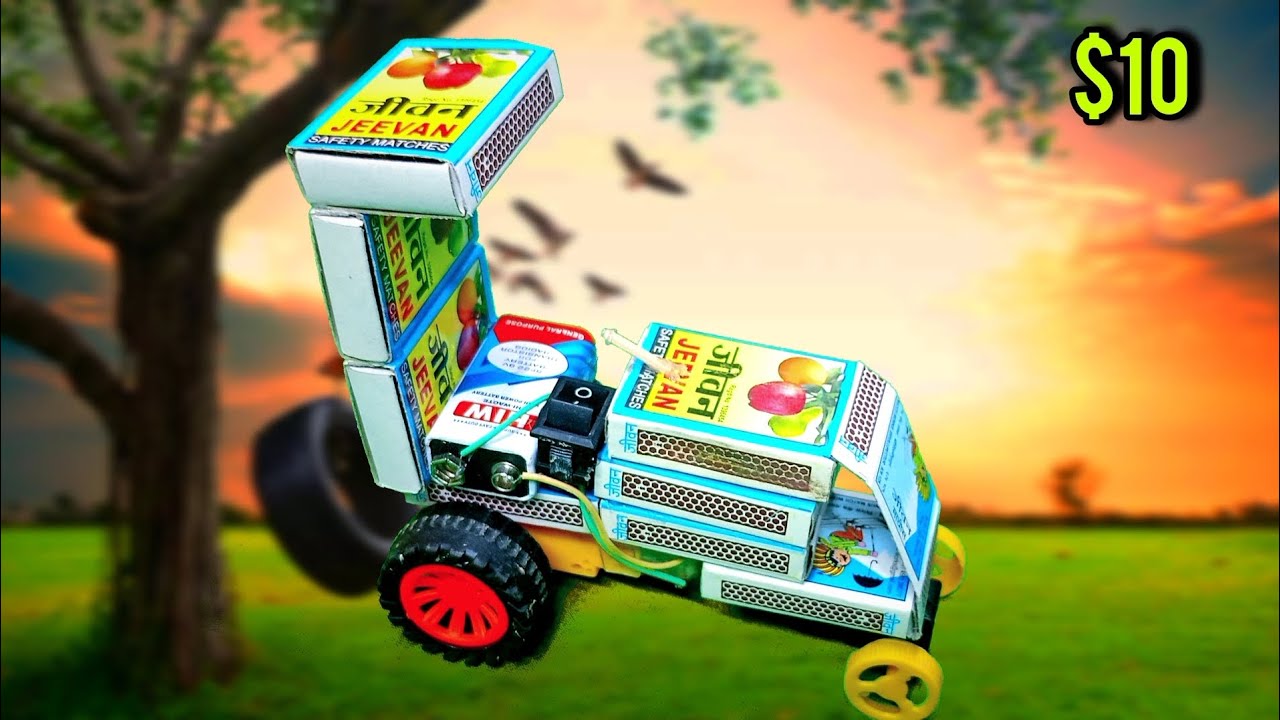 matchbox tractor at home || diy project||science project 