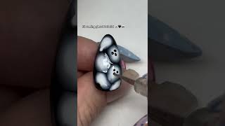 Halloween nail art tutorial #nailart #naildesign #nailtutorial #nailinspo #nails