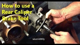 How to use a Rear Brake Caliper Tool - Tutorial / Demonstration