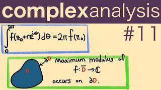 Gauss' Mean Value Property and the Maximum Modulus -- Complex Analysis 11