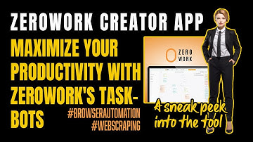 ZeroWork Creator App: Finally, Automations Are Within Reach - Even for Non-Programmers🌮AppSumo LTD