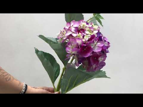 Galho Hortência GG Artificial - Roxo (10196)
